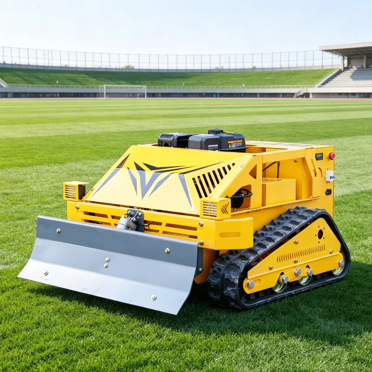 Customized Self-Propelled All-Terrain Mowing Robot Cutting Width Four-Stroke Zero Turn Crawler Remote Lawn Mower