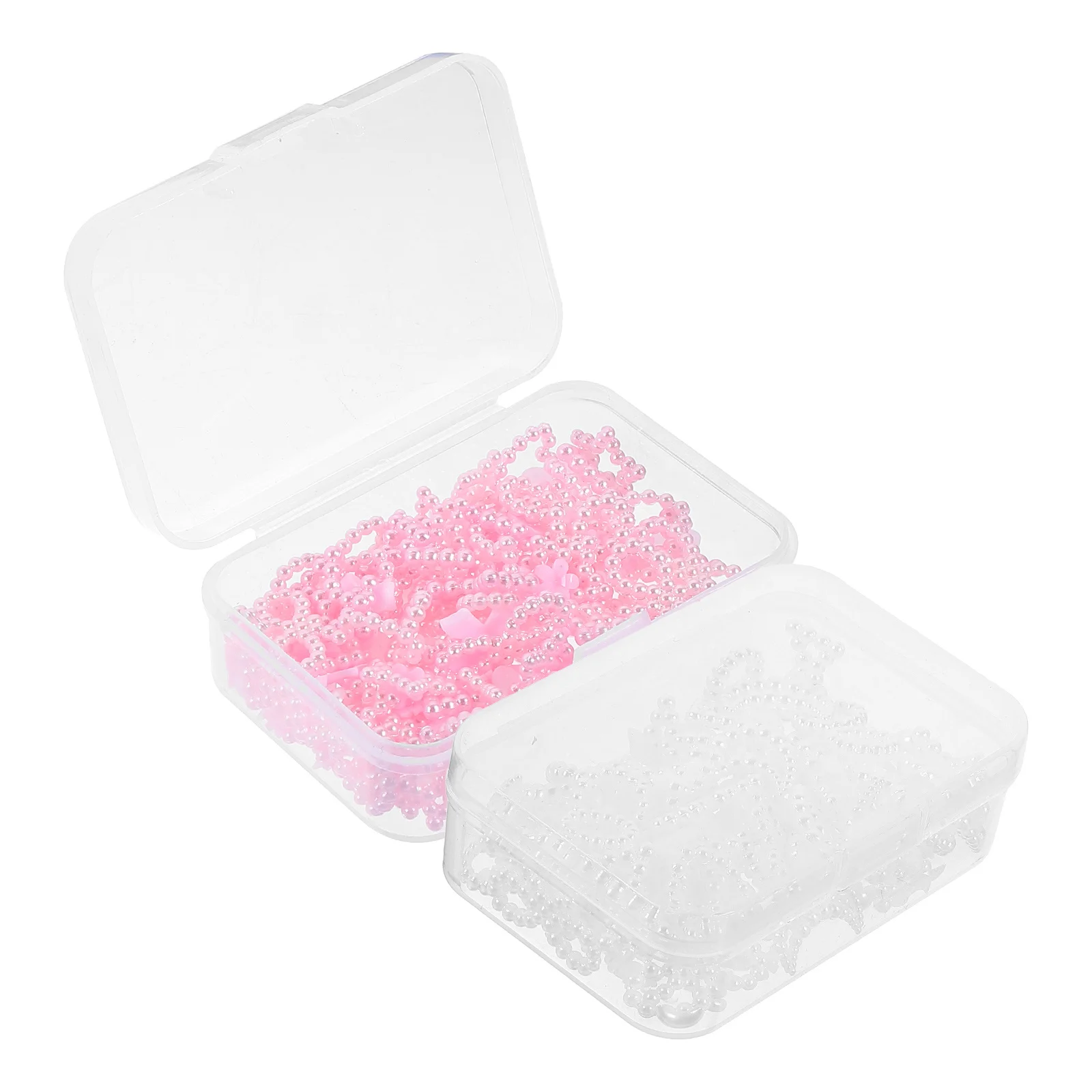 

2 Boxes French Pearl Nail Charms Elegant Manicure Decorations Long-Lasting Nail Gems for Special Occasions Charms for Nails