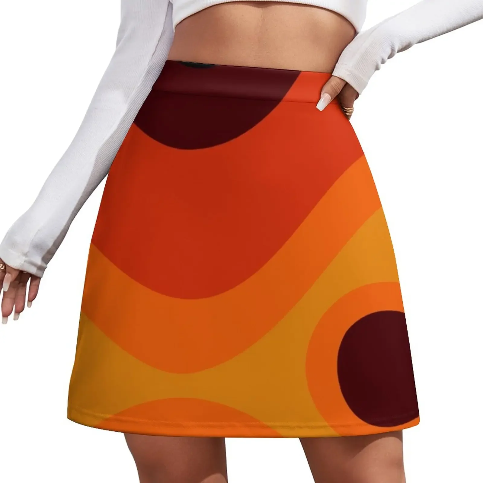 

Swinging safari Mini Skirt Female clothing short skirt