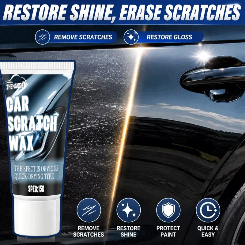 Auto Paint Scratch Remover Car Scratch Repair Wax Polishing Compound - Erases Fine Lines Nail Scratches Swirl Marks for Surface