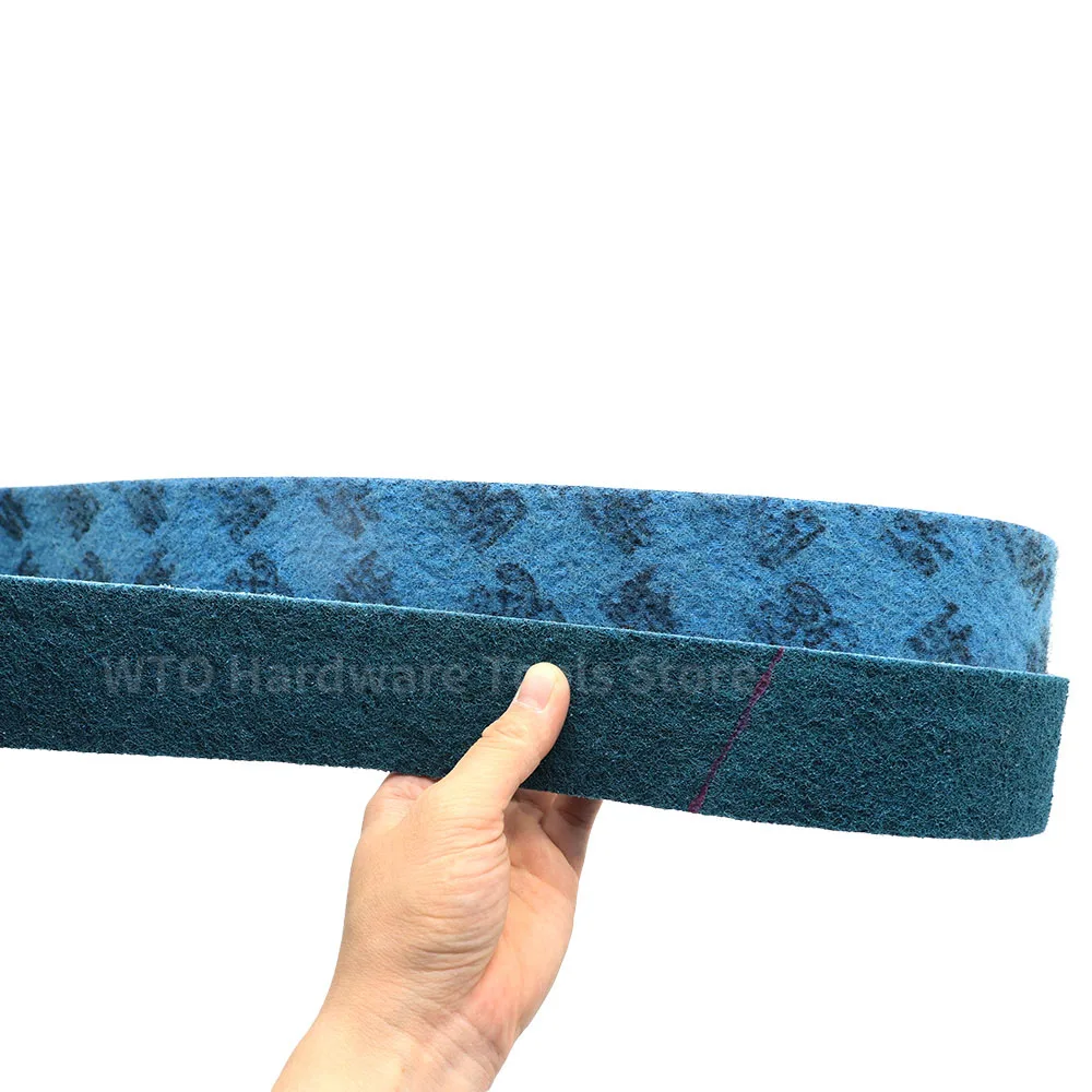 1PC 2100*50mm Non-woven Nylon Abrasive Sanding Belts, Non Woven Surface Conditioning Sanding Belts for Metal Deburring Polishing