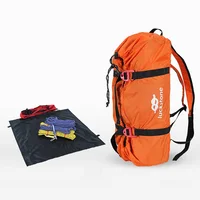 Bolsa de cuerda para montañismo al aire libre, equipo de escalada en roca, bolsa de operación, mochila recolectora de artículos diversos para acampar, tela para suelo