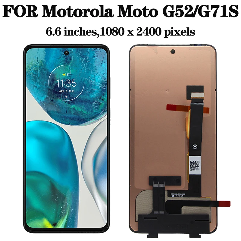 OEM For Motorola Moto G22 G32 G42 LCD Display Touch Screen Digitizer With Frame For MotoG52 G62 G72 G82 Display Replacement