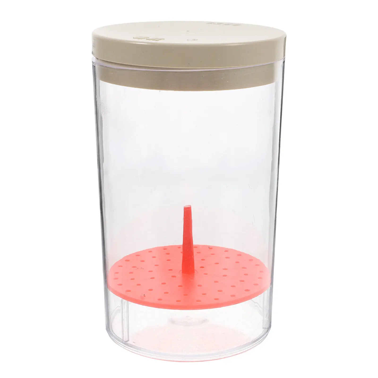 Plastic Lab Sample Bottles Clear Round Vials for Insect Specimen Packing Storage with Lid for Educational Laboratory Use