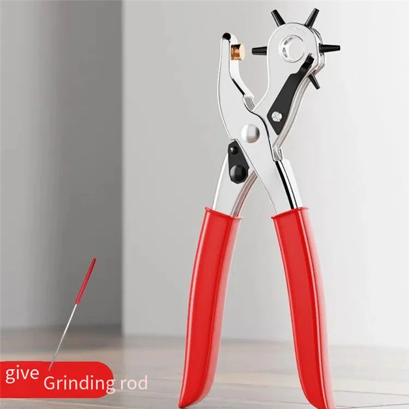 

ABFU-Hole Punch,MASTER Heavy Duty Leather Hole Puncher For Belts, Watch Bands, Straps, Dog Collars, Saddles, Shoes, Fabric