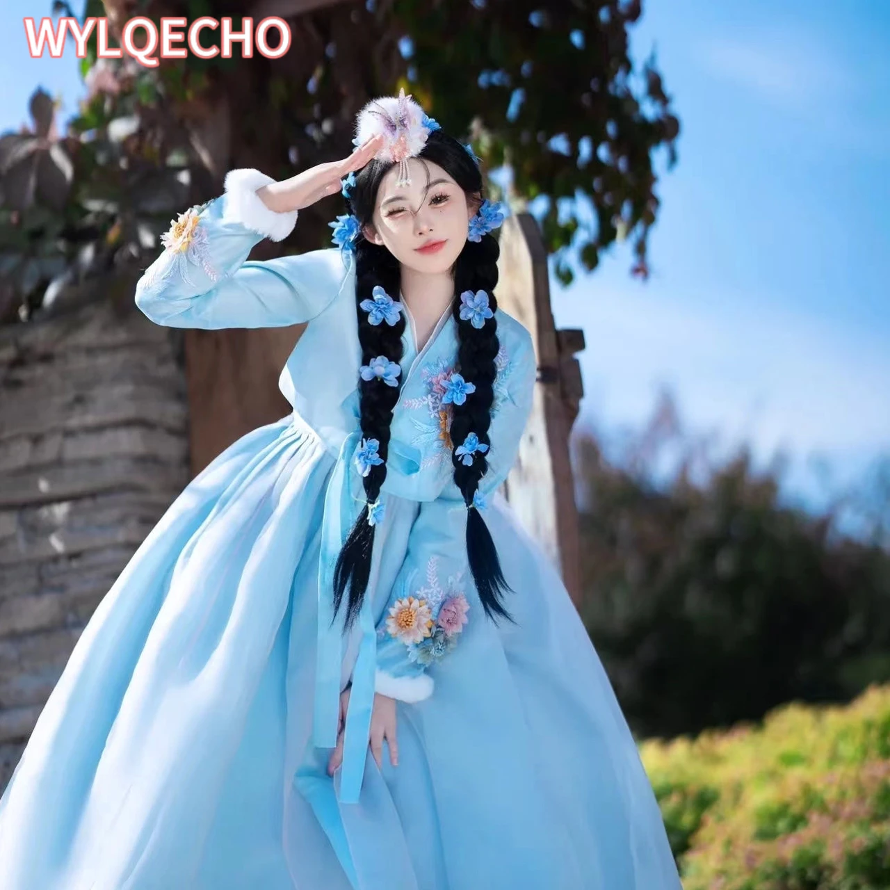 Yanji Princess Korean National Costume Tourism Photo Hanbok Traditional Court Dress Wedding Dress Female Dance Performance Dress