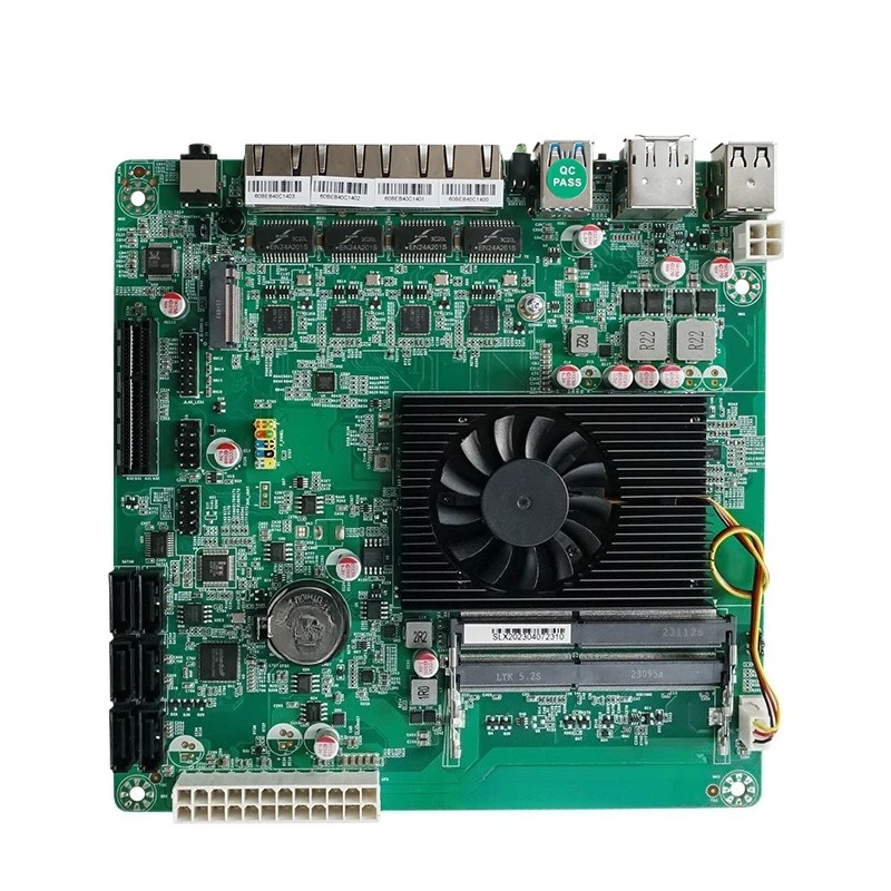 For Main Board Itx Soft Route 4 Network Port 2.5G Multi-disk Bit 6sataCPU