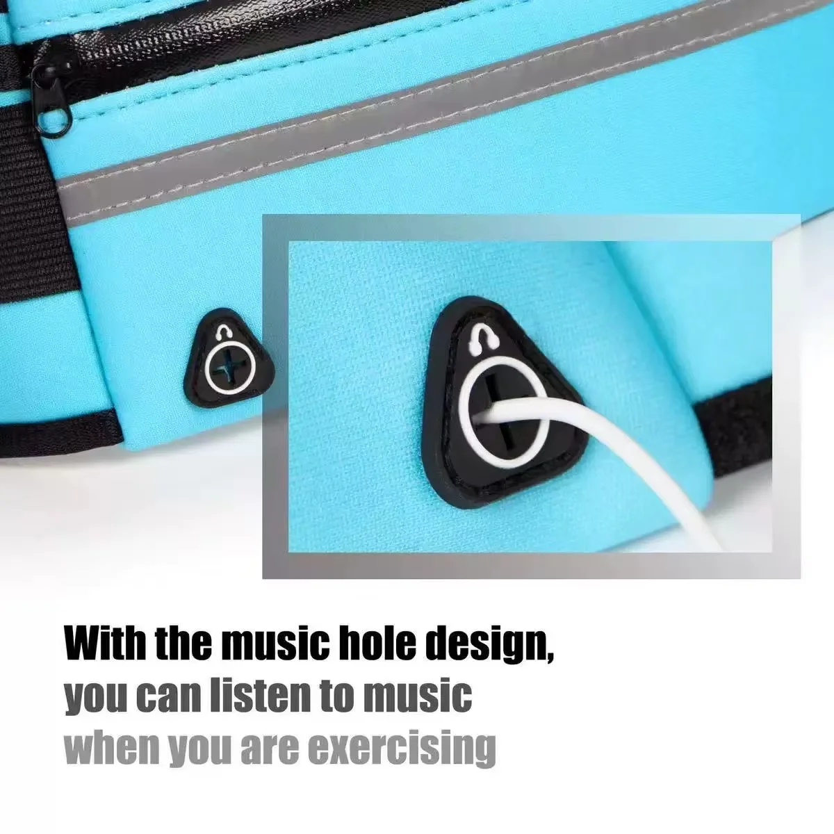 Multi-Functional Waterproof Sports Waist Bag for Men And Women Portable Coin Purse Outdoor Morning Use Belt-like Design
