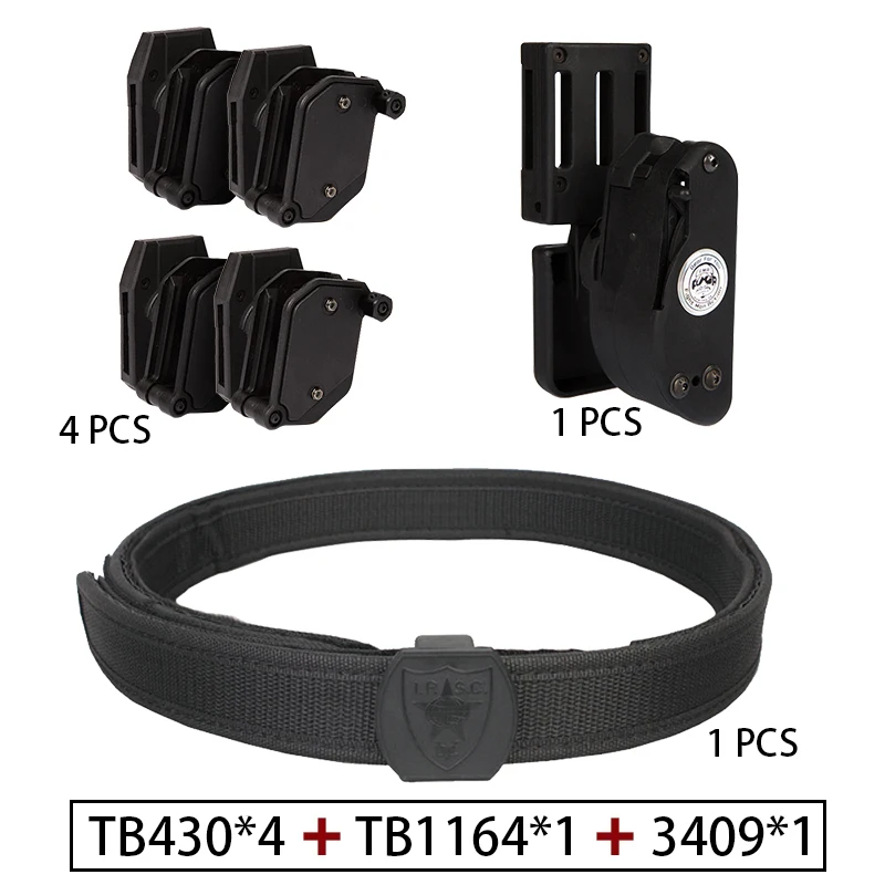 

FMATactical Airsoft IPSC Belt Perfect Match with Holster Speed Magazine Pouch Set Competition Shooting Belt Pistol Mag Holster