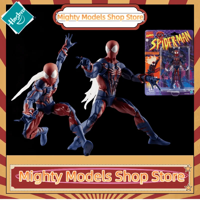 

В наличии: Коллекционные фигурки Человека-паука Hasbro по мотивам фильмов Marvel, модель для мальчиков, подарок, аниме-мультфильм, гаражный набор для сборки
