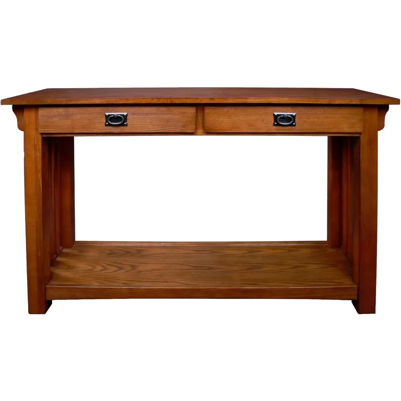 Mission Console Table for Entryway, Wood Sofa Table, Made with Solid Wood, for Living Room, Hallway, Office, Bedroom