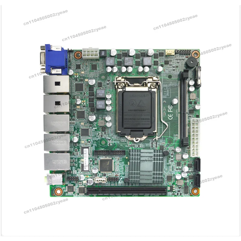 مناسبة للتحكم EIP EITX-7590 اللوحة الأم الصناعية، 1151-pin 5-ethernet اللوحة الأم للفحص البصري، اللوحة الأم للخادم #1