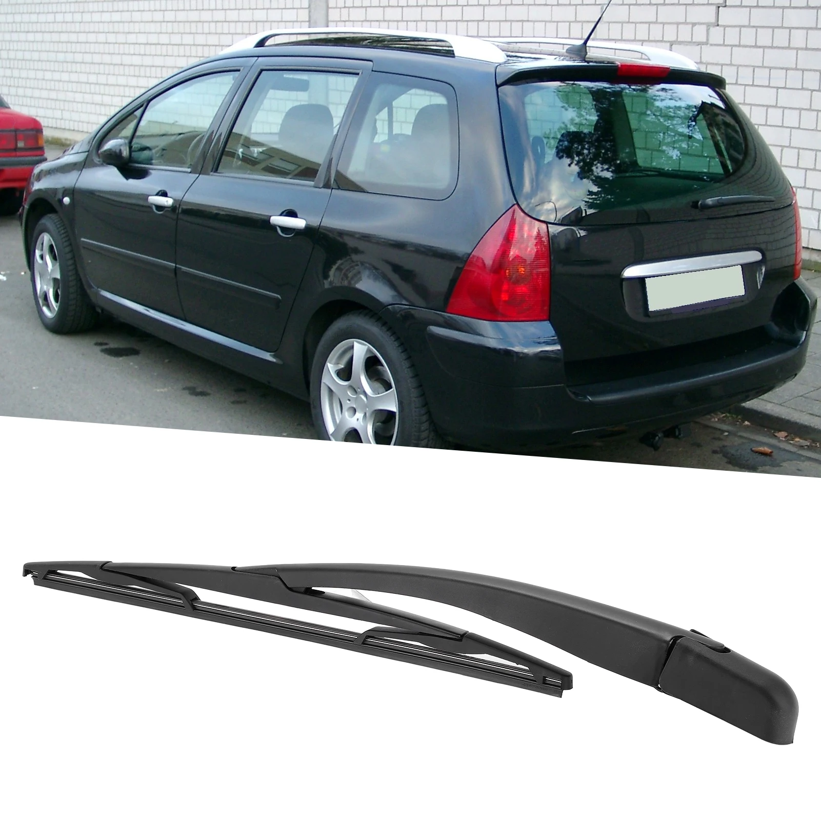 Rear Windshield Wiper Arm Blade Set 6429T8 Parts Replacement For Citroen C3 Peugeot 307 SW 2002-2017