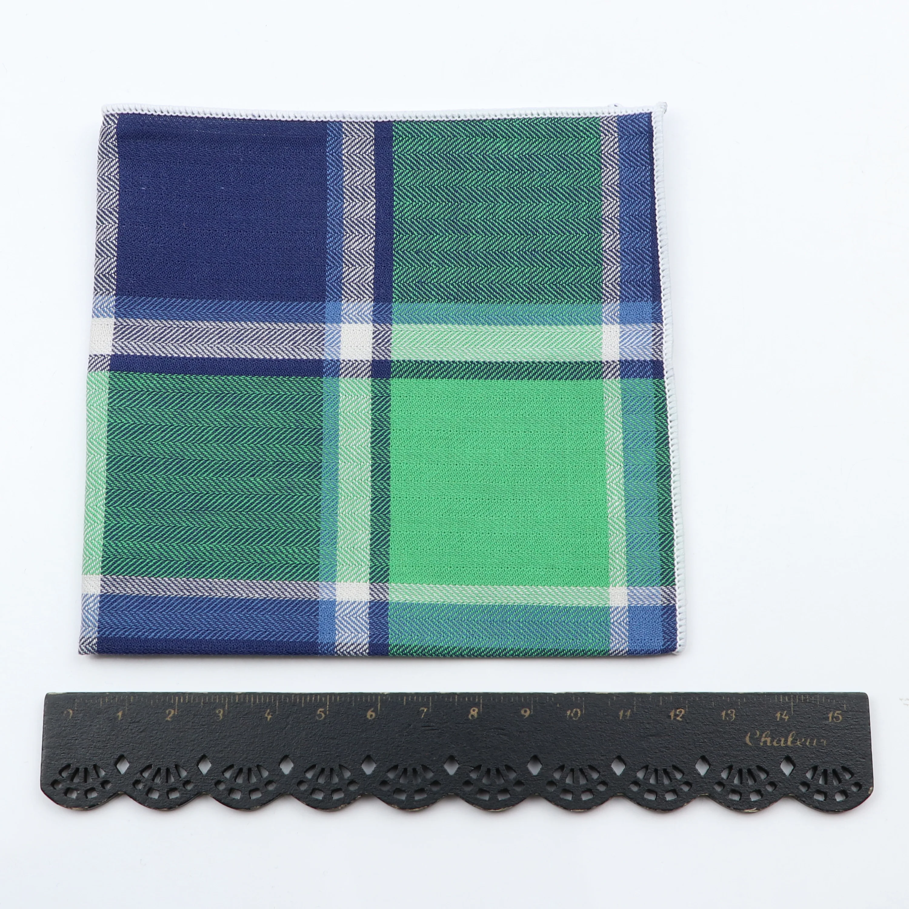 Colorful Cotton Plaid Hankerchief Scarves Vintage Pink Blue Hankies Men\'s High Quality Business Suit Pocket Square Handkerchiefs