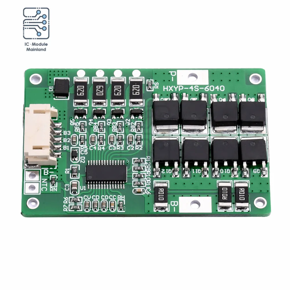 4S 3.2/3.7V 18650 Li-Ion BMS PCB Buck-Boost Circuit Protection Board Unit Balancing Function