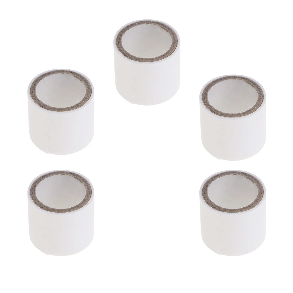 แผ่นปิดเล็บไหม 5 ชิ้น สติ๊กเกอร์ติดเล็บแบบมีกาวในตัว อุปกรณ์ทำเล็บเจลยูวี อะคริลิค เครื่องมือศิลปะตกแต่งเล็บ ซ่อมแซมเล็บที่แตกหัก แผ่นป้องกันเล็บไหม