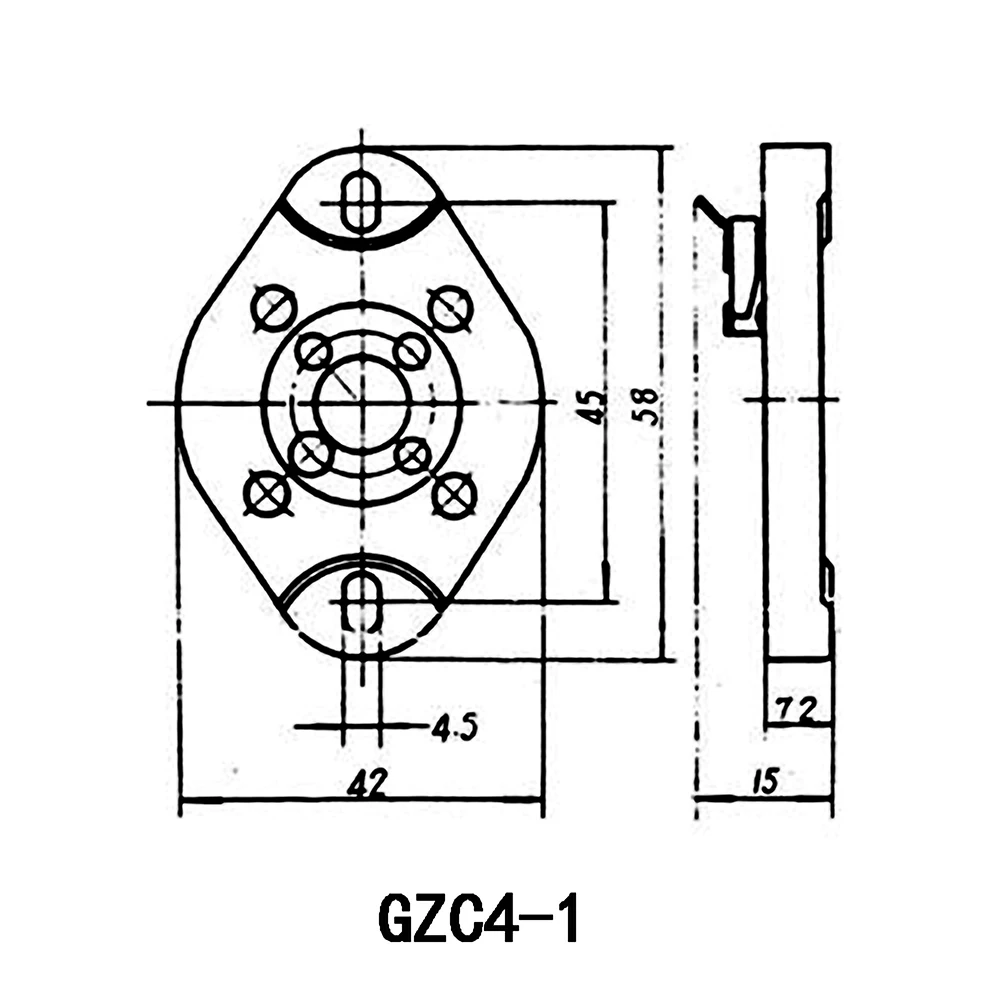 1 шт. 4-контактный U4A керамический ламповый разъем для 274A 5U4G 300B 2A3 811 572B 45 71A аудио Hi-Fi винтажный усилитель DIY панель крепление на шасси
