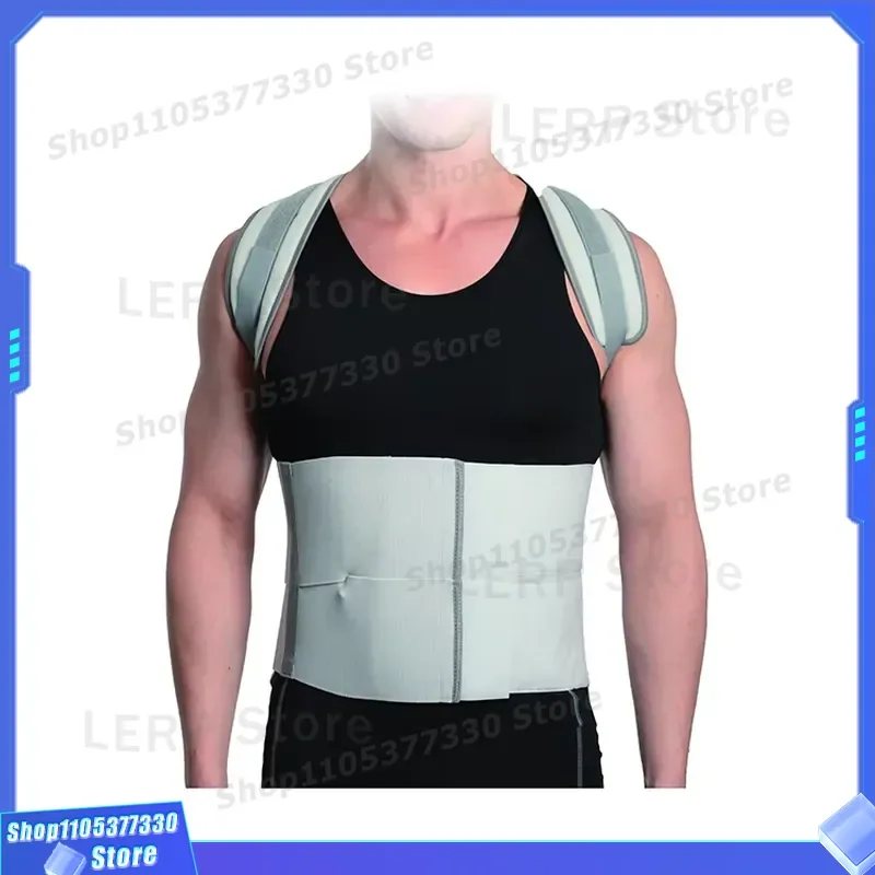 OL WA113 Flexible Spinal Support Belt Breathable Elastane Nylon Waist Back Brace Non slip Knee Pads Postural Orthotics