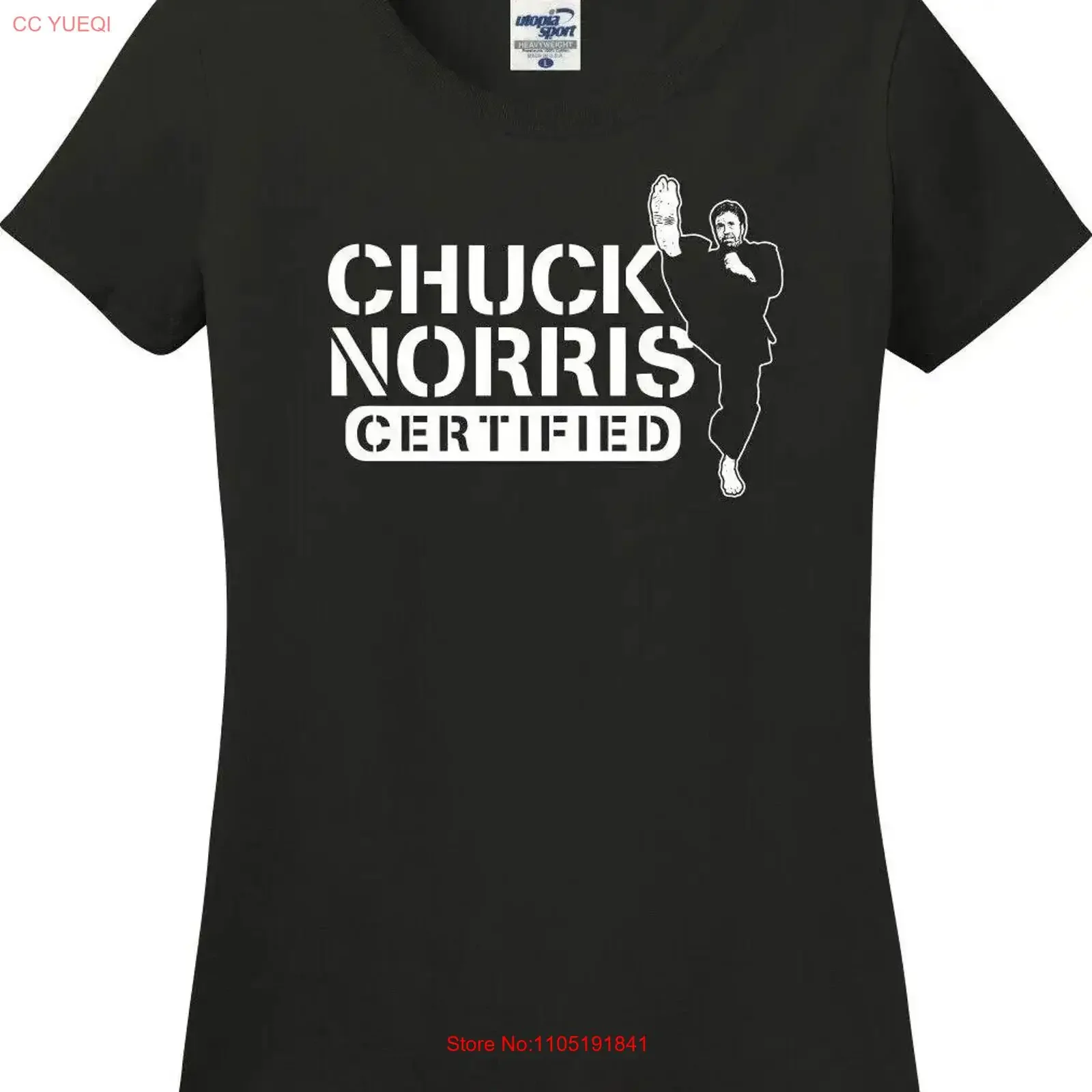 Chuck Norris Certified Funny Missy Fit Ladies T Shirt S 3X vintage Washed Stylish streetwear homme Casual Breathable graphic