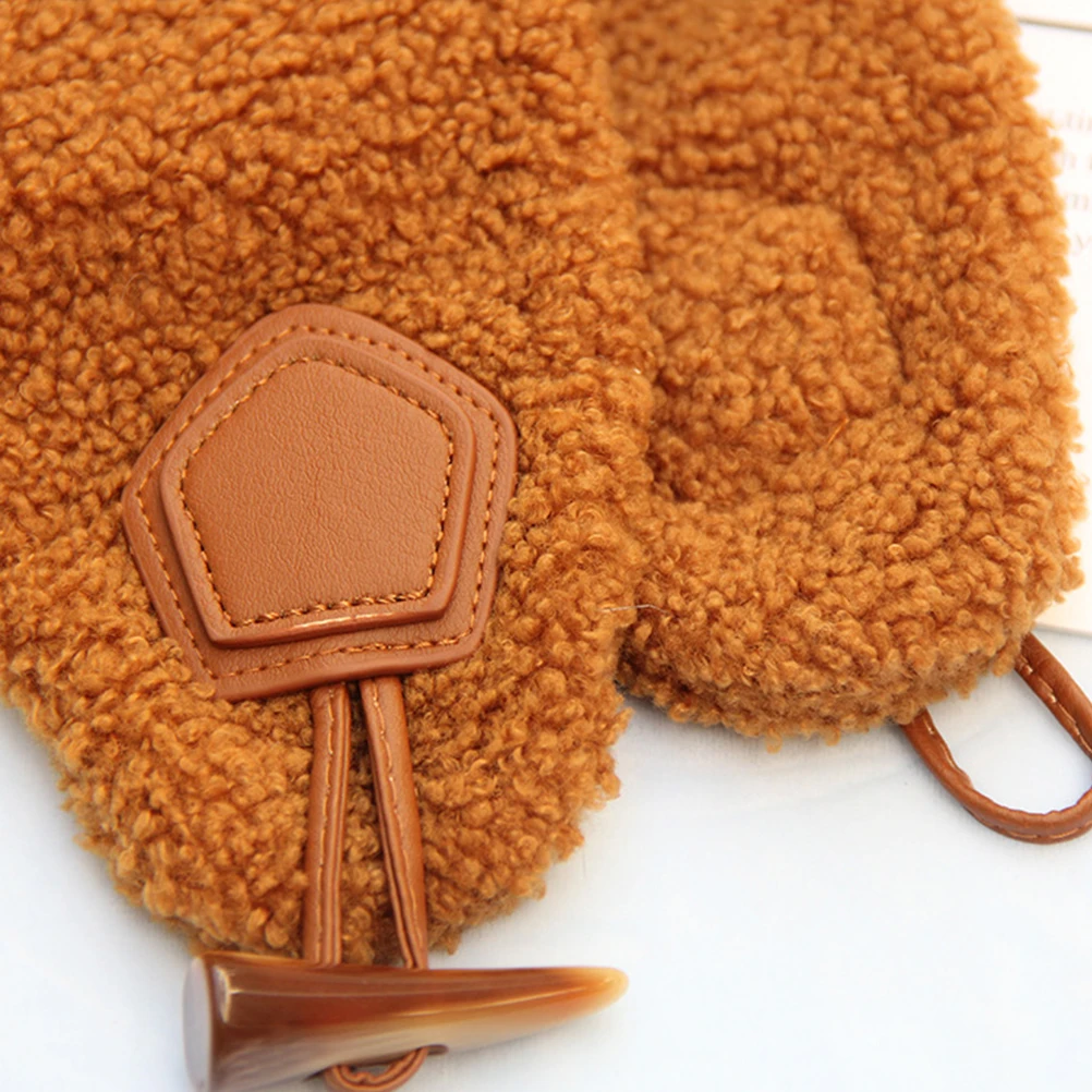 

Tab Warm Ear-protecting Baseball Cap Man Cold Visor Hats for Women Peak with Earmuff