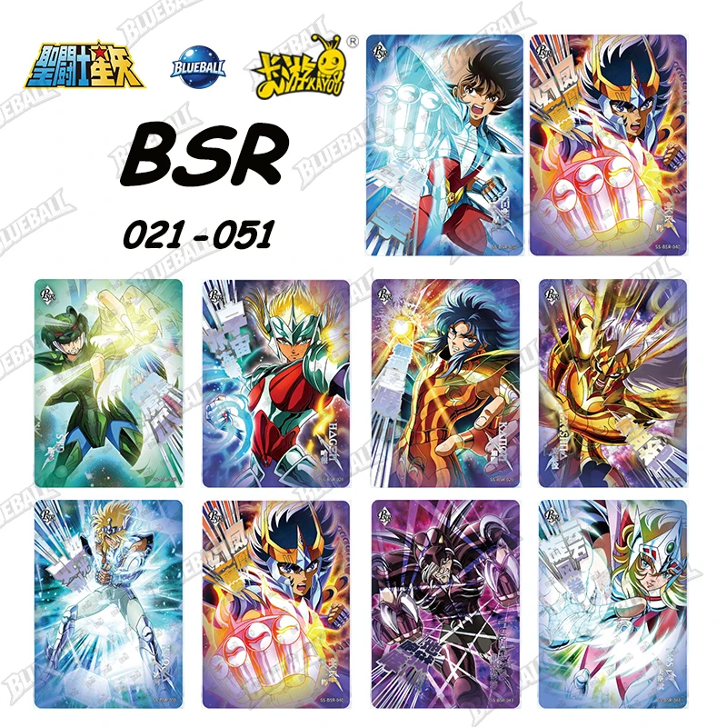 Kayou Saint Seiya Vol.4 BSR 21~51 Ensemble Complet de Cartes Individuelles Hades Poseidon Réveil des Armures Cartes Rares de Collection Jouets Cadeaux pour Enfants