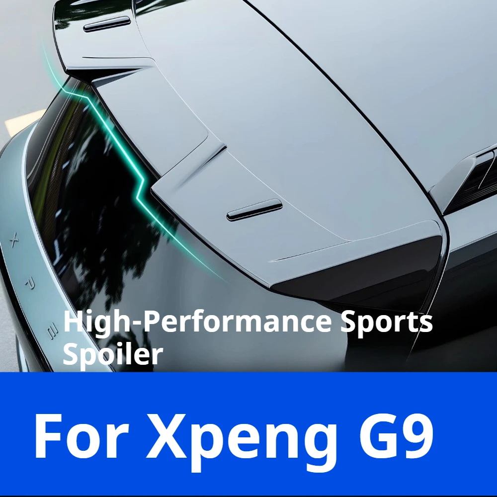 Passend für XPeng G9 Exterieur-Modifikation Hochleistungs-Heckspoiler Ohne Bohren Sport-Top-Flügel Stabilisator Flügelzubehör
