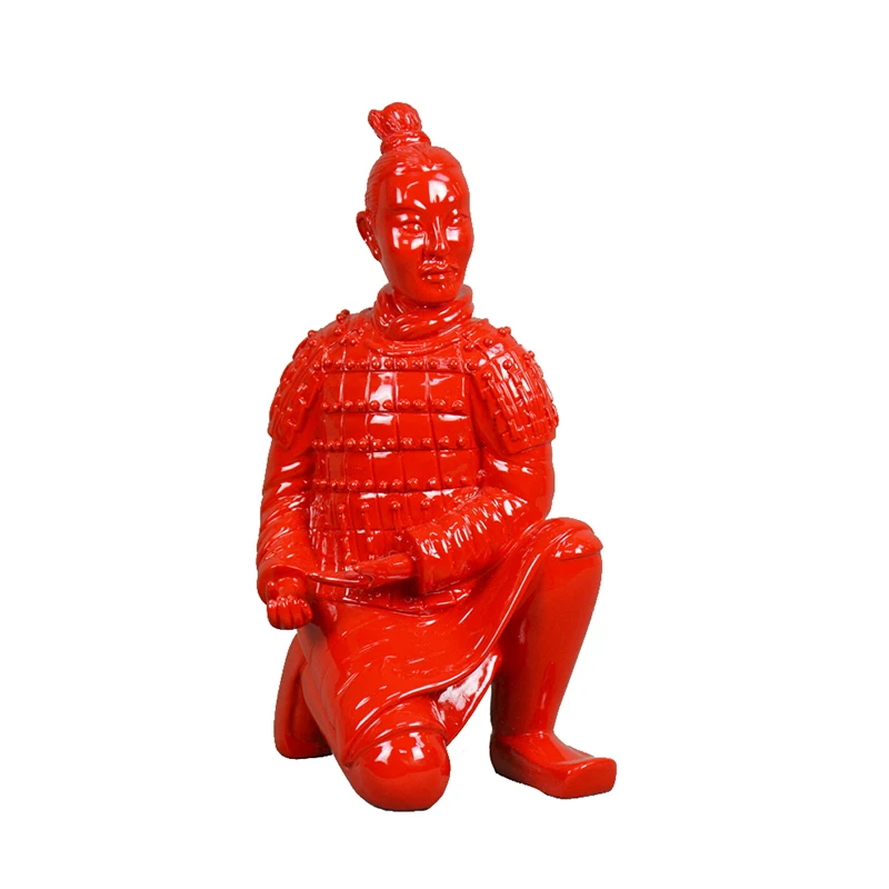 

unique Made in China High Quality Custom Home Decoration Resin Statues Figurine Sculpture Chinese Soldiers