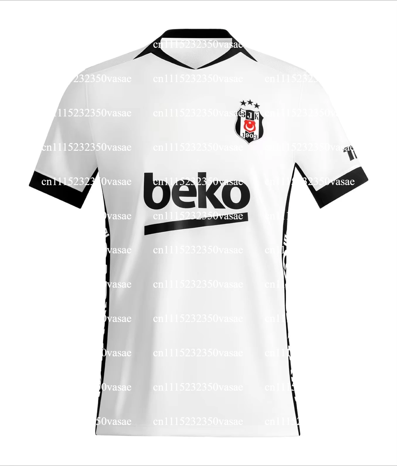 2026‑2027 Besiktas Soccer Jersey Short Sleeve Turkish Super Lig Football Shirt Men Fan Sport Uniform Family Matching
