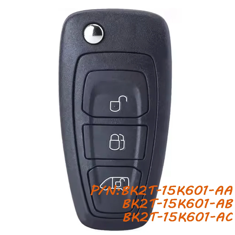 KEYECU BK2T-15K601-AA BK2T-15K601-AB BK2T-15K601-AC Remote Key Fob for Ford Transit / Custom 2014 2015 2016 434MHz ID63