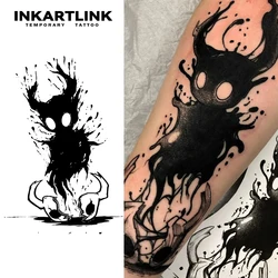 The devil is out of body Temporary Tattoo,Lasts To 15 Days New Technology Magic Waterproof Semi Permanent Sticker.