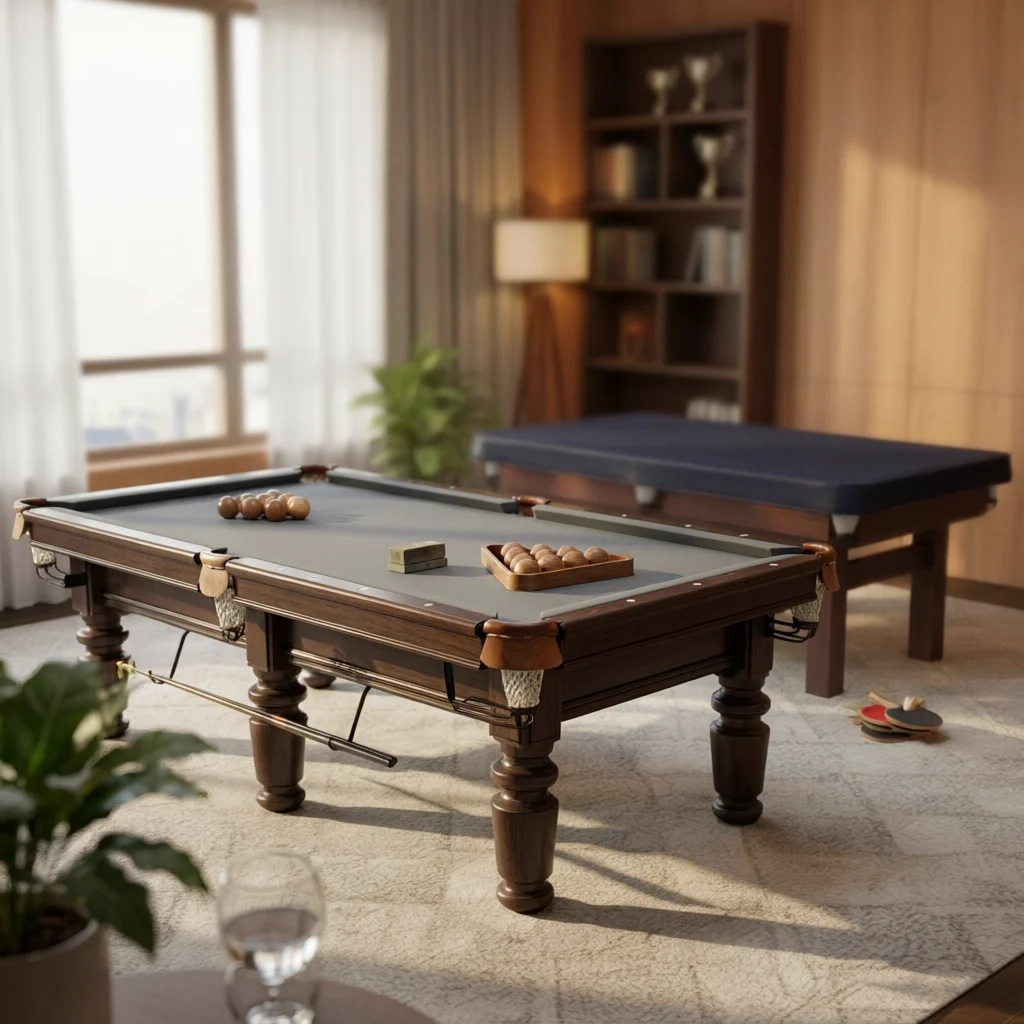 Elastic Bar Table Cover Dustproof 8 Ft Billiard Table Cover Home Decor Washable Long-Lasting for Exhibition