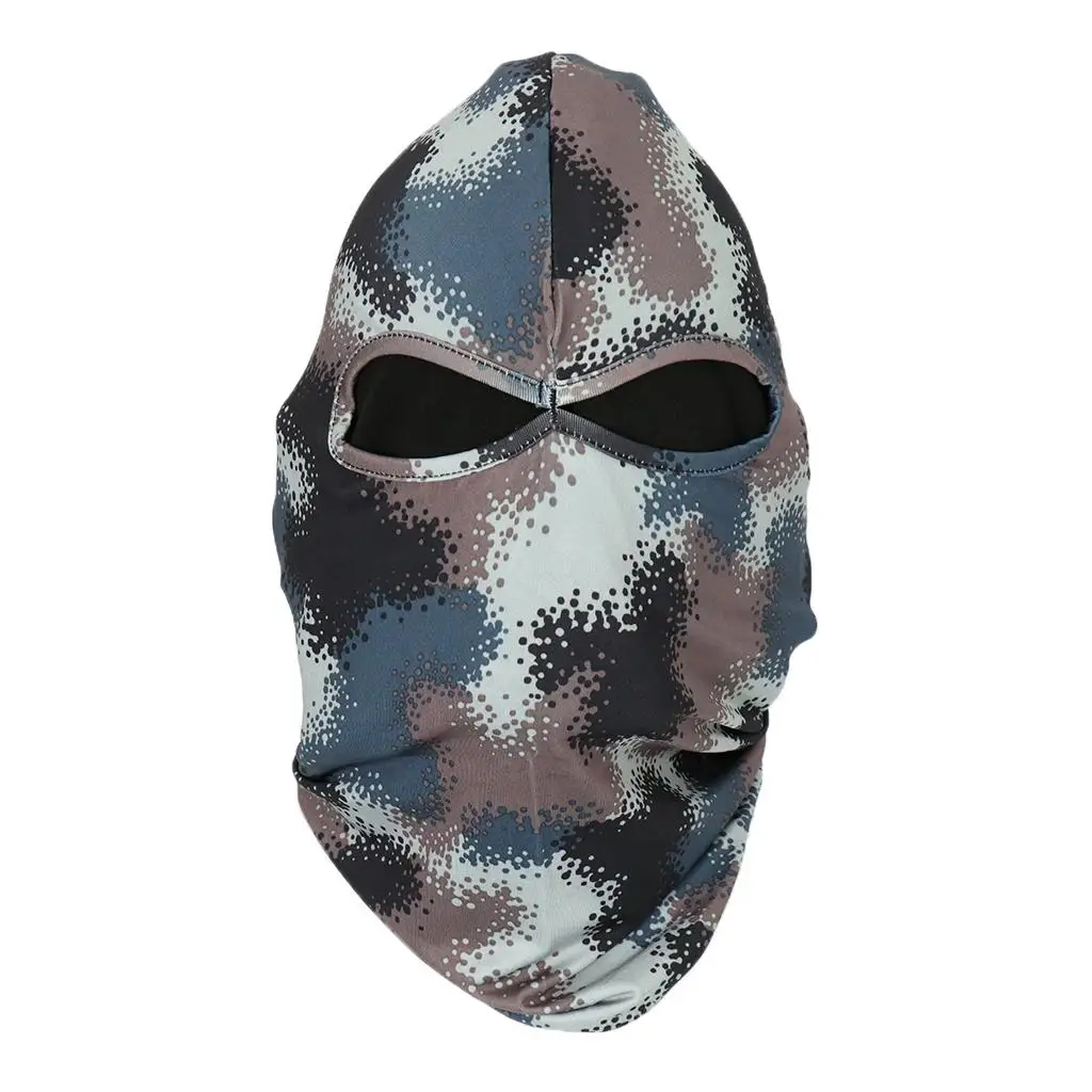 Winter Face Mask Camo Spandex Full Face Protection Quick Dry Balaclava Hat for Outdoor Snowboarding