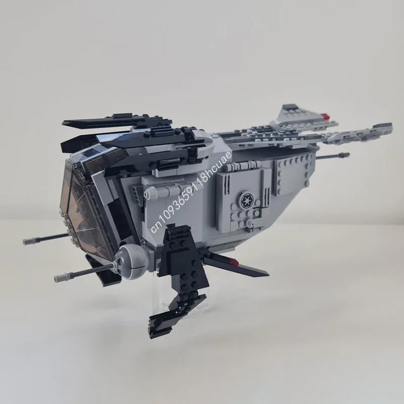 535PCS MOC Star Battle Imperial Gunship - Rebels Spaceship Model Building Blocks Stacking Bricks Creative Kid Toy Gift Diy view 2