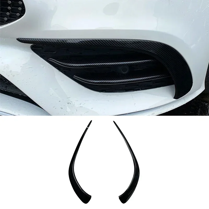 

New! Front Bumper Lip Splitter Fog Lamp Grill Spoiler Cover Air Body Kits For Mercedes-Benz CLA-Class C118 CLA200 CLA260 2020-20