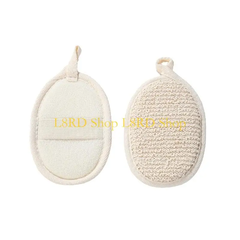 L8RD Exfoliating Loofah Sponge Pads Facials/Body Scrubbers Bath Shower Loofah Sponge for Women Men Without Hurting The Skin