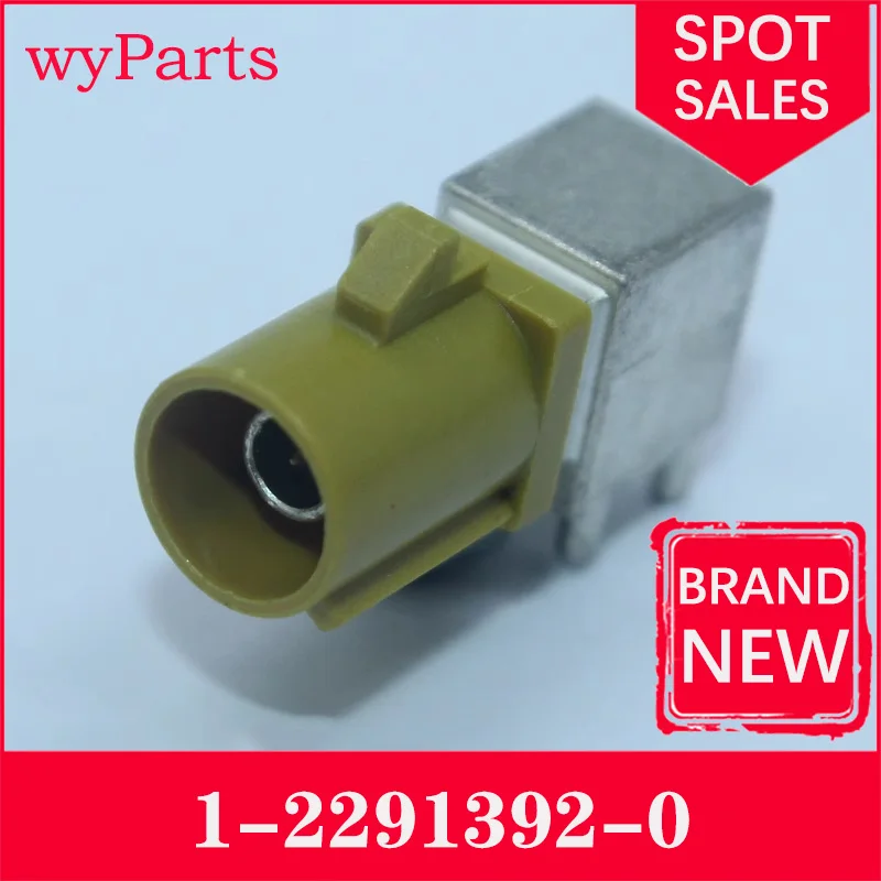 5 Pcs/lot 1-2291392-0 BRAND NEW Coaxial Connectors MALE ASM, 1 POS, R/A, FAKRA