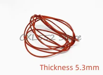 2/5Pcs ID 19.4/24.4/26.3/29.5/30/31.2/32.5~92.5/95/97.5/100/103/106x5.3mm Red VMQ Silicone O-Ring Sealing Ring Washer Gaskets