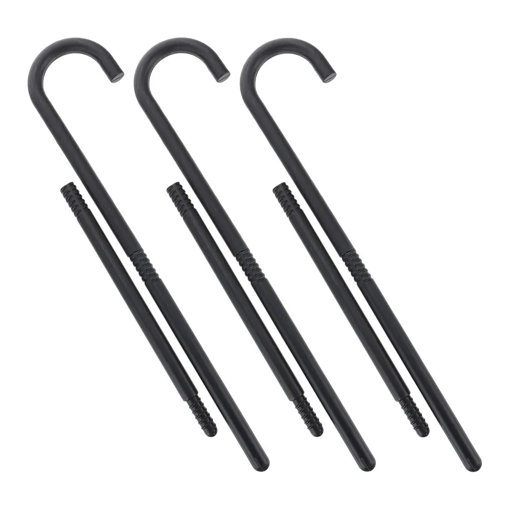 

3 Pcs Crutches Cane Kids Scepter Toy Props Dance Plastic Cosplay Knob Belly Dancer