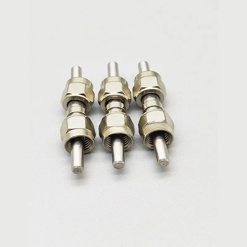 SMA905 Double Headed Double Nut Large Aperture Metal Insert Short Fiber SMA Spectrometer Fiber Jumper 600um