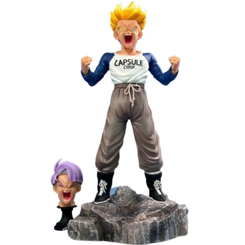 

Trunks Dragon Ball Z Figuras DBZ Ssj Action Figure Super Saiyan Torankusu Figurine Toys 28cm Anime Model Ornaments Gift for Kids