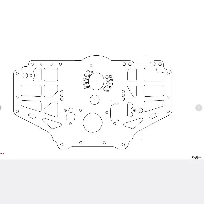 Piastra di protezione del cambio centrale in fibra di carbonio per Losi LMT 4WD Asse solido Monster Truck 1/8 RC Auto Parti di aggiornamento Accessori