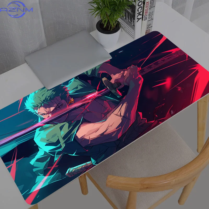 Großes E-Sports-Mauspad One Piece Anime Neu Glattes Flexibles Gummi Gamer PC Computer Tastatur für CSGO Kawaii Mauspad