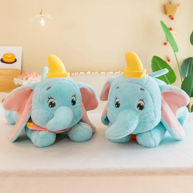 50CM Disney Cute Dumbo Doll Anime Cartoon Elephant Plush Toy Sleep Soft Cute Stuffed Decoration Room Children's Birthday Gift