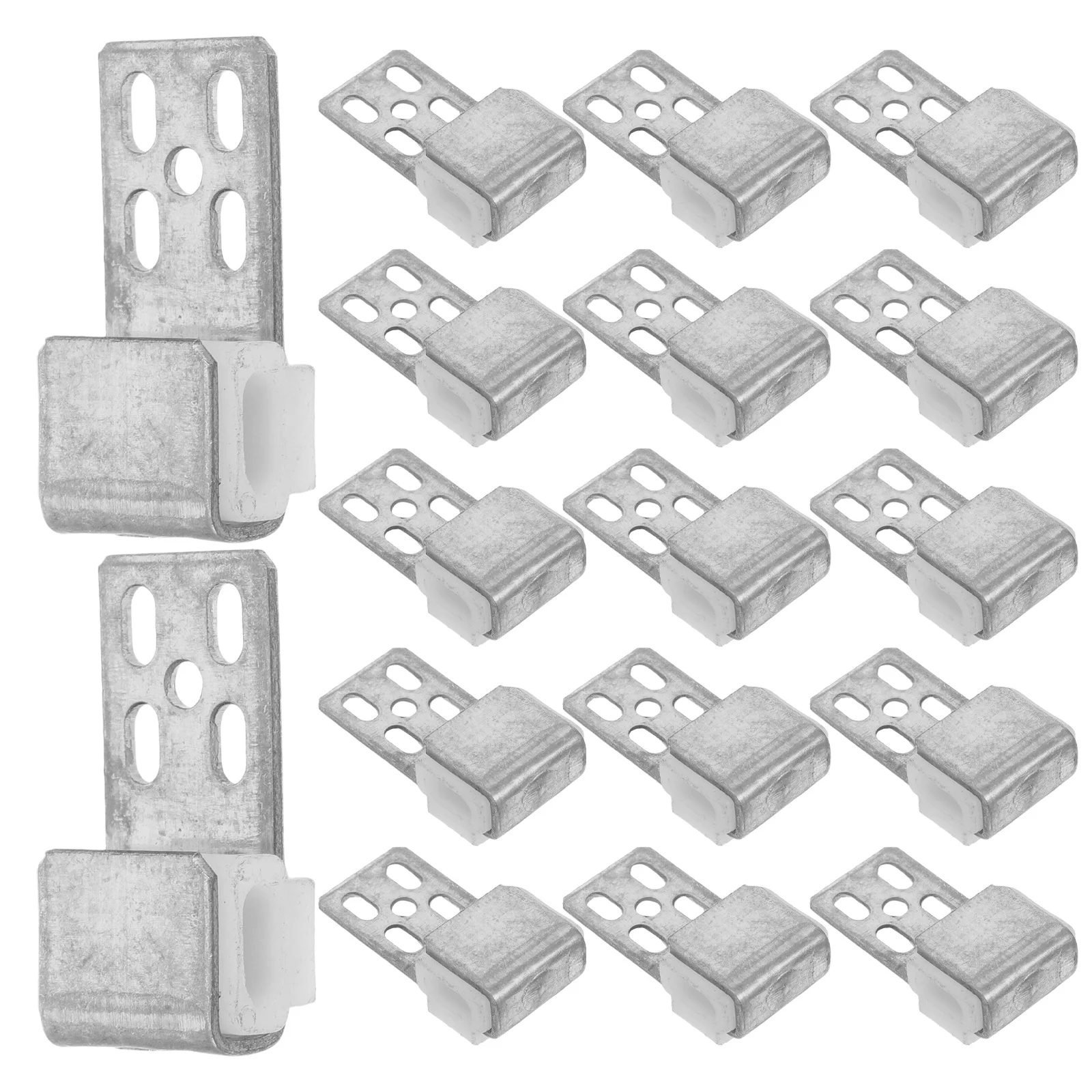 

50Pcs Upholstery Spring Fasteners 15mm Metal Sofa Bed Connectors Easy Install Silent Design Noisefree Furniture Maintenance