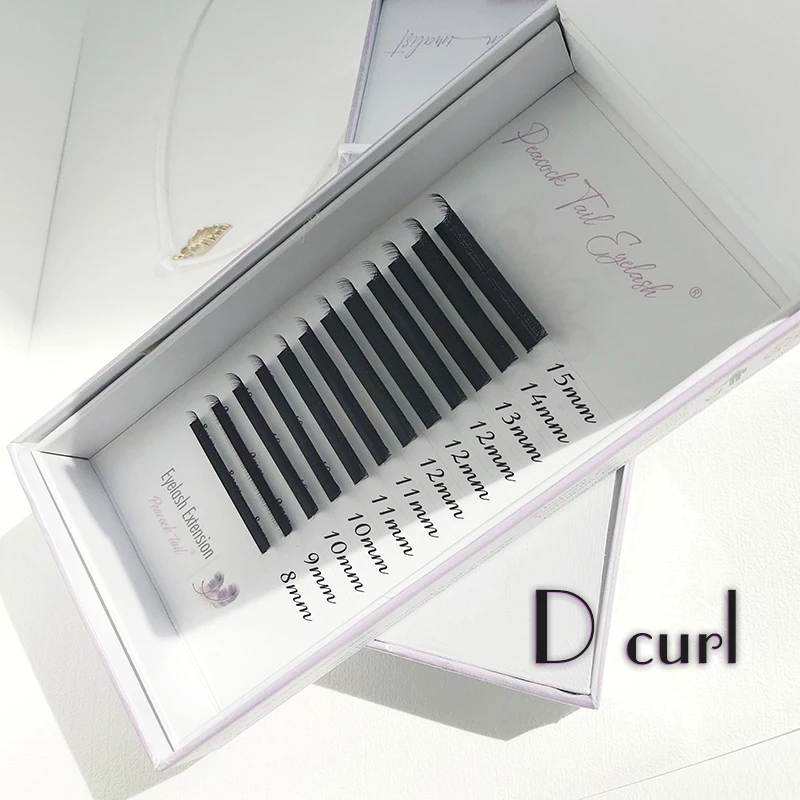 New 0.07 YY shape volume lashes y eyelash Hand Woven Premium soft eyelash extension goddess