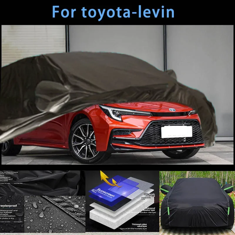 

For toyota-levin Outdoor Protection Full Car Covers Snow Cover Sunshade Waterproof Dustproof Exterior Car accessories