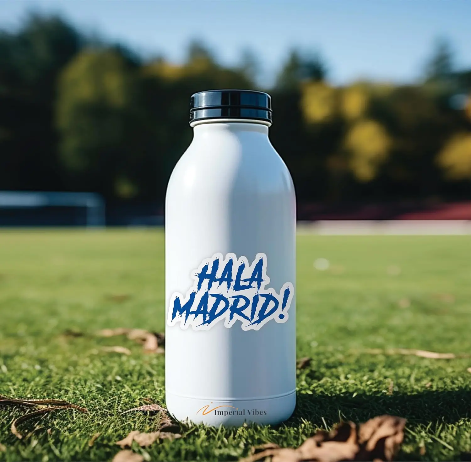 3 قطع IMPERIAL VIBES - ملصق كرة القدم Hala Madrid - ملصق مقاوم للماء للجوال وزجاجة المياه - ملصق نافذة قابل للإزالة #3