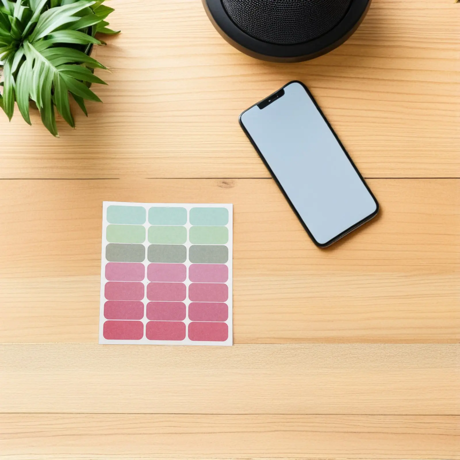 

5 Sheets Blank Write on Labels Self Adhesive Colored Label Stickers for School Organization Mailing Scrapbooking Containers