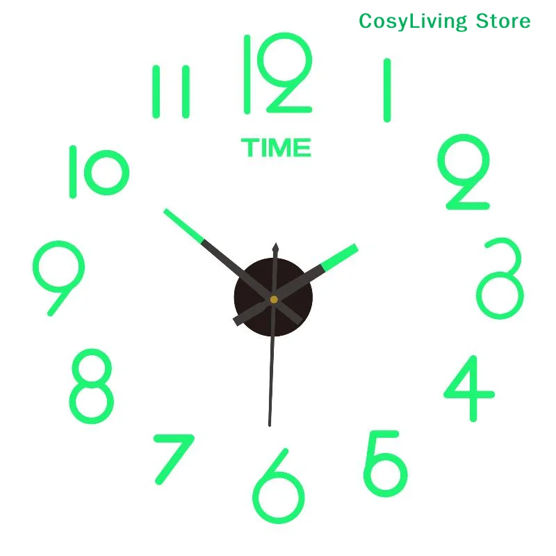 [CL]3D DIY Quartz Acrylic Large Wall Clock Modern Design Mirror Stickers Living Room Home Decor[CL] view 6