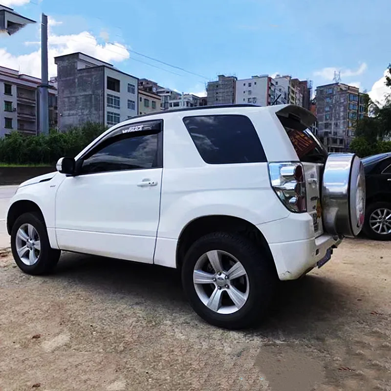 Para suzuki vitara 2006-2015 tampa do tronco traseiro do carro spoiler asas abs plástico kit corpo do carro exterior acessórios de ajuste